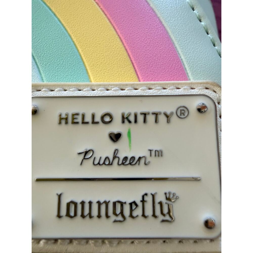 SOLD—Loungefly Hello Kitty x Pusheen Balloons & Rainbow Mini Backpack-SOLD - Picture 6 of 12